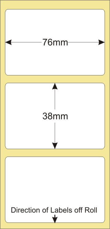 Thermal Eco, Perm 3,500/Roll