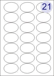 21 Labels Per Page