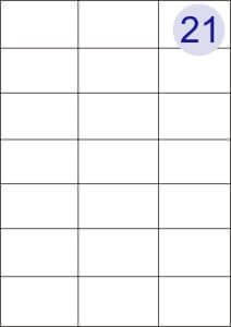 3 across x 7 down