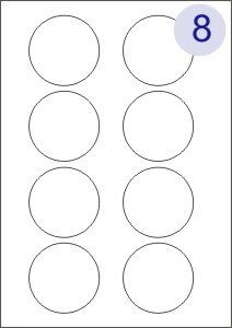 8 Labels Per Page