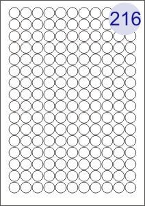 216 Labels Per Page