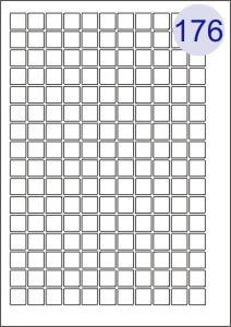 176 Up on A4 Sheet 12x12