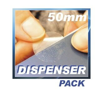 50mm Permanent Adhesive. 1000/roll